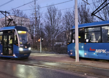 Testy zakończone sukcesem. Tramwaje ruszyły pełną parą przez nową mijankę na ul. Przyjaźni