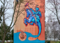 Król na murze i mieszkańcy w tle. Nowy mural na mapie Wrocławia
