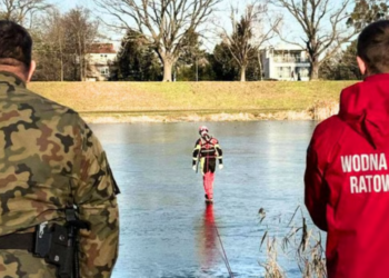 Sekundy grozy nad rzeką. Weszła na lód, potem do wody – dramatyczna akcja ratunkowa we Wrocławiu
